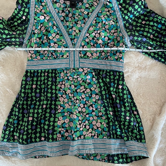 Marc Jacobs floral boho blouse SIZE 6 - Picture 4 of 4